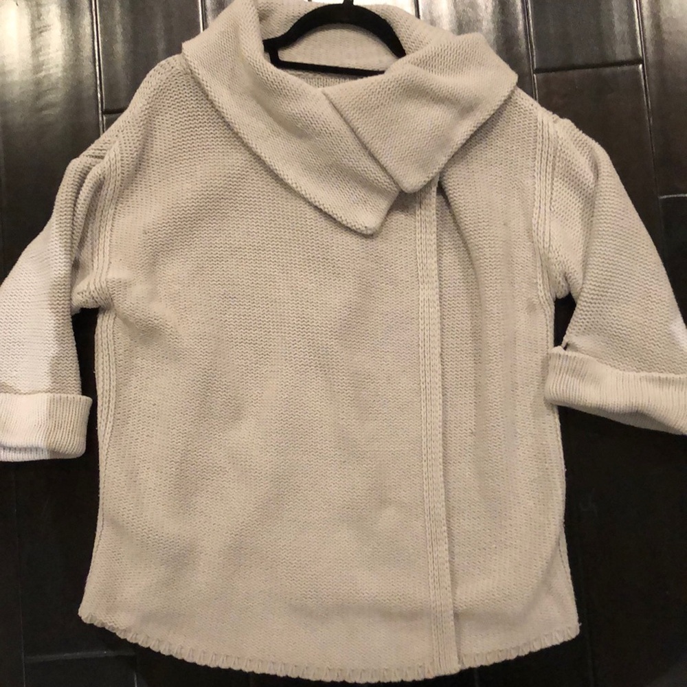 Baby blue cowl neck sweater